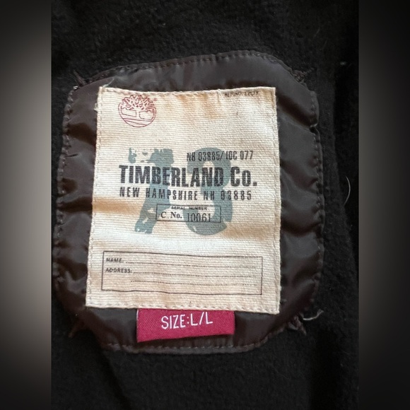 NWT. Timberland Dark Brown Puffer Coat. Sz L. - Picture 12 of 15